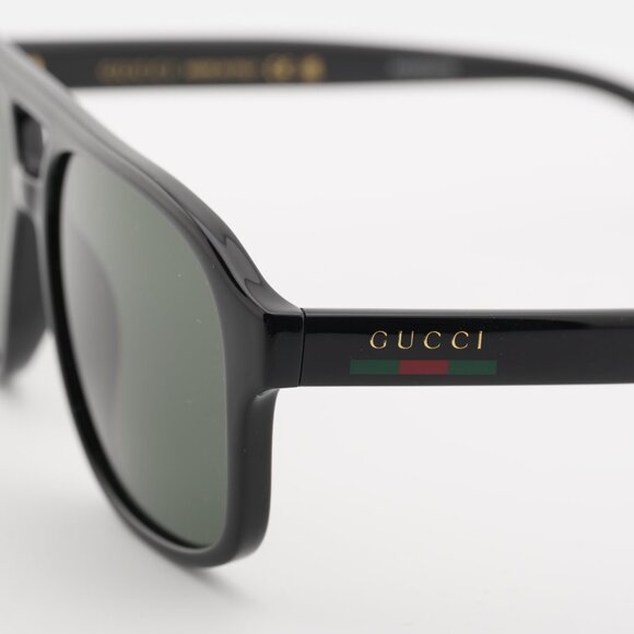 Gucci GG1856S 001 Sunglasses Black Aviator Frame, Grey Lenses - Picture 7 of 11